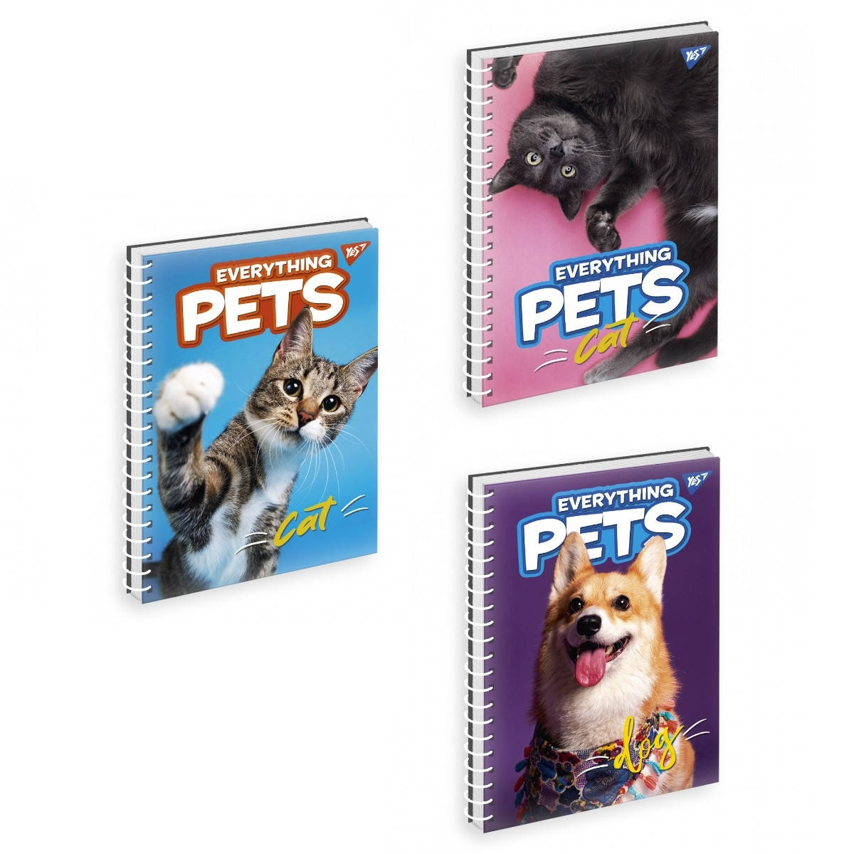 

Блокнот А5 на спіралі, 80 арк., "Everyting pets" 151708