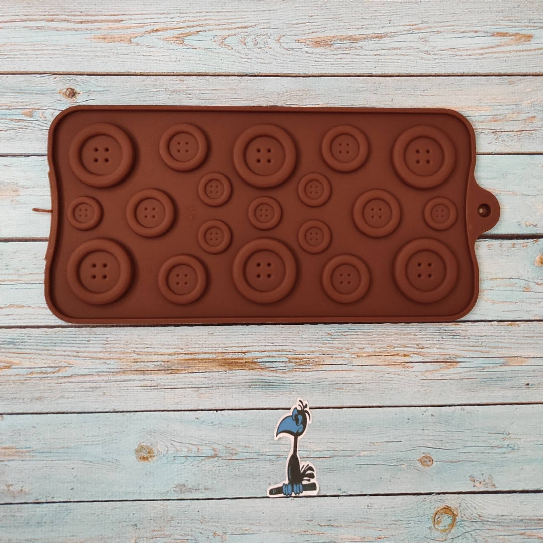 

Форма силиконовая Пуговицы