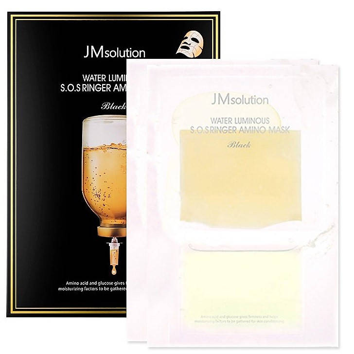 

Укрепляющая маска с аминокислотами JMsolution Water Luminous S.O.S Ringer Amino Mask Black