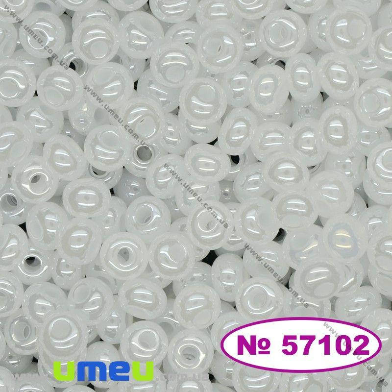 

Бисер чешский 6/0, №57102, Белый полупрозрачный, Перламутровый, 5 г (BIS-024365)