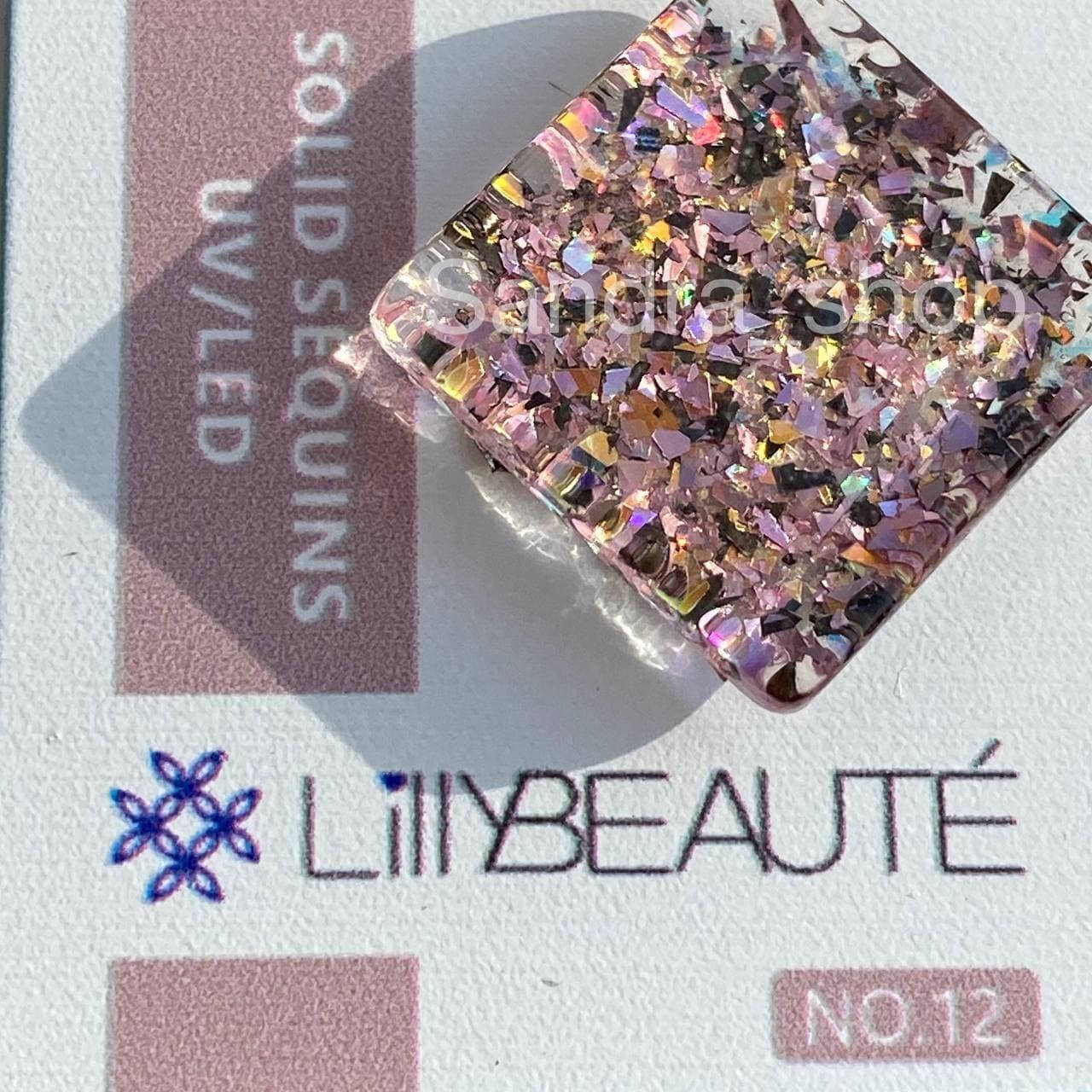 

Glitter Gel (Глиттер гель) Lilly Beaute №12 5g