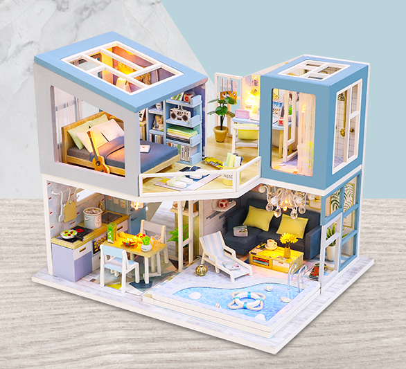 

Румбокс DIY House домик-конструктор для самостоятельной сборки First Meet