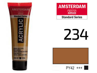 

Краска акриловая AMSTERDAM, (234) Сиена натуральная, 20 мл, Royal Talens