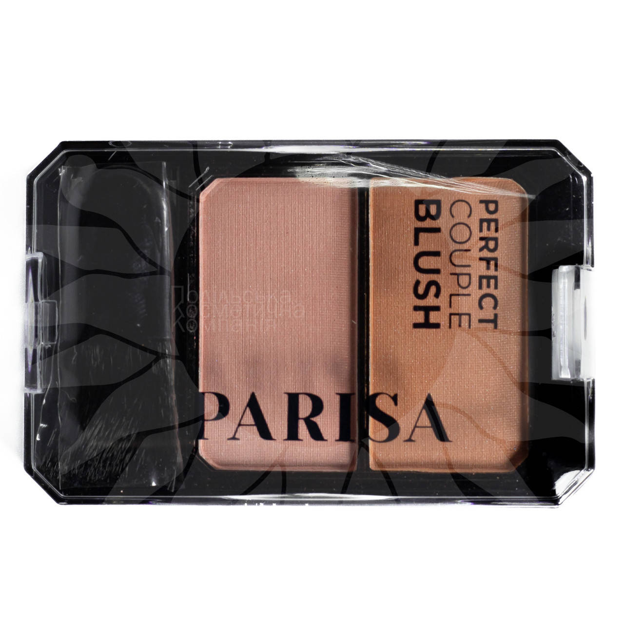 

Двойные компактные румяна Parisa Cosmetics B-702 № 10 коричнево-розовый