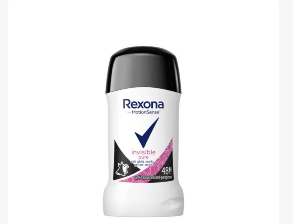 

Rexona Невидимый на чорном и белом / Рексона Invisible Pure, 40ml