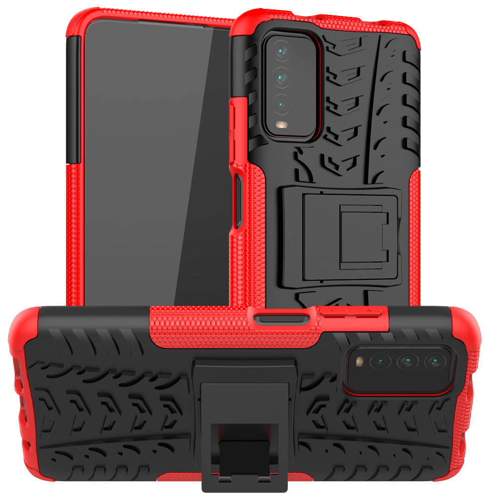 

PC + TPU чехол Armor для Xiaomi Redmi 9T (8 цветов) красный