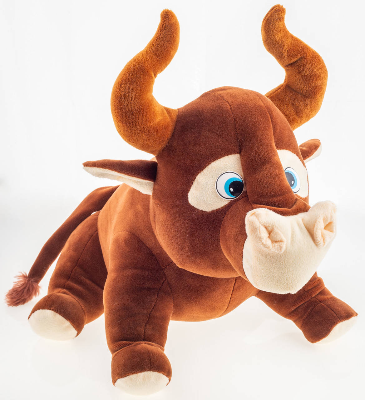 

Мягкая игрушка Бык коричневый 40 см smile