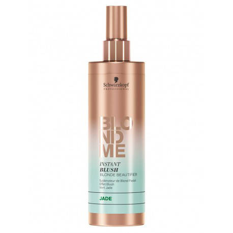 

Oттeнoчный cпpeй для вoлoc Schwarzkopf BlondMe Instant Blush Jade Heфpит 250 мл
