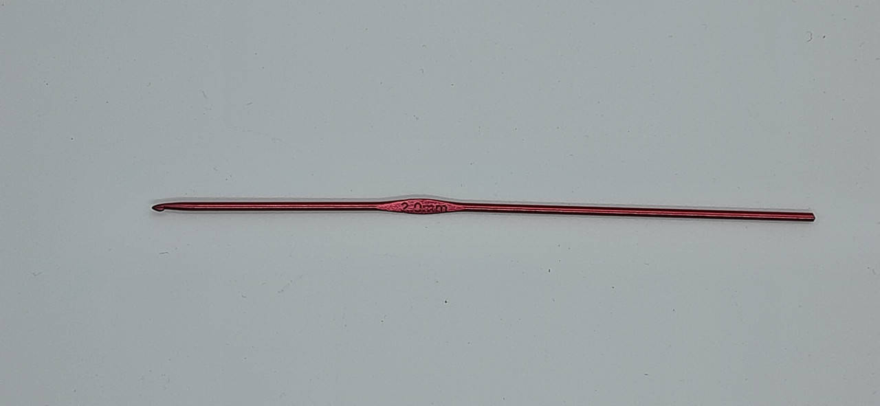 

Крючок для вязания алюминиевый цветной без ручки №2;