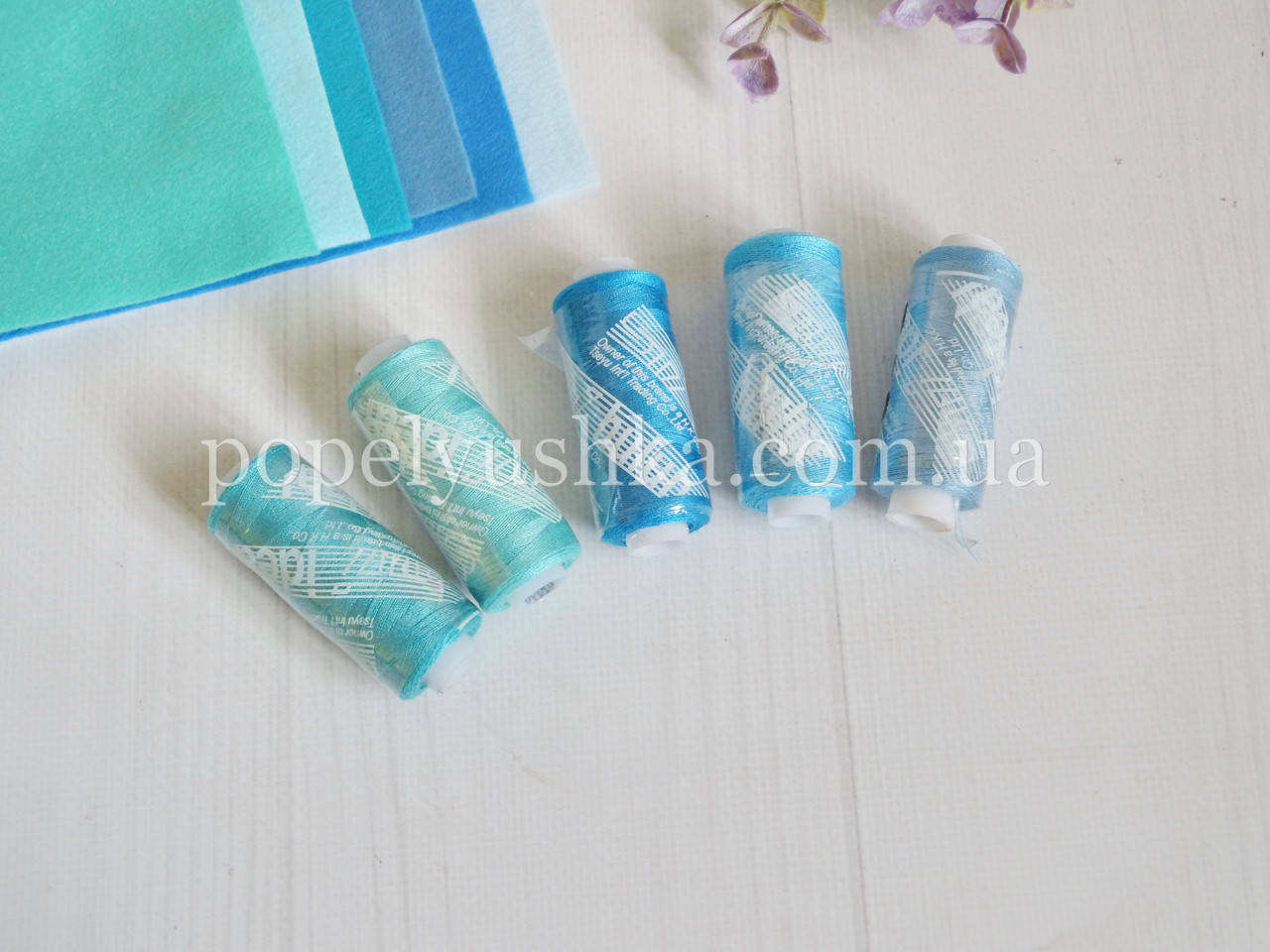 

Нить швейная 40/2, 400 ярд, синие