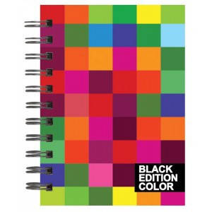 

Блокнот А6 96 листов клетка "Black Edition" Leo 150917