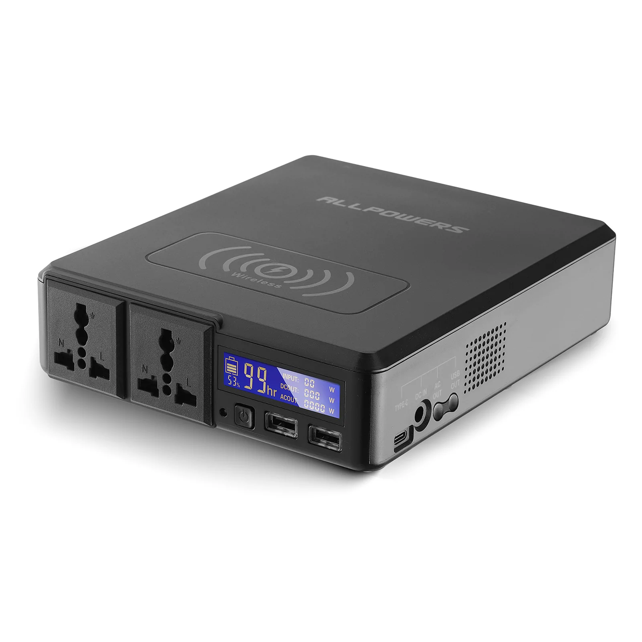 

Портативный солнечный генератор Allpowers 200W 154wh