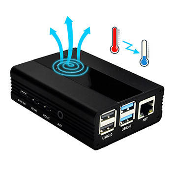 

Алюмінієвий корпус з кулером Eleduino для Raspberry Pi 4 Model B