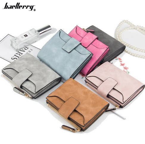 

Женский кошелек Baellerry "Flowers" mini с натуральной PU кожи (малиновий,), Малиновый