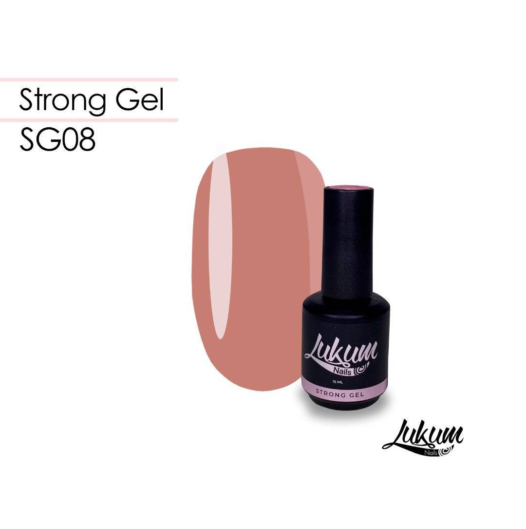 

Strong Gel SG08, 15 мл, Розовый
