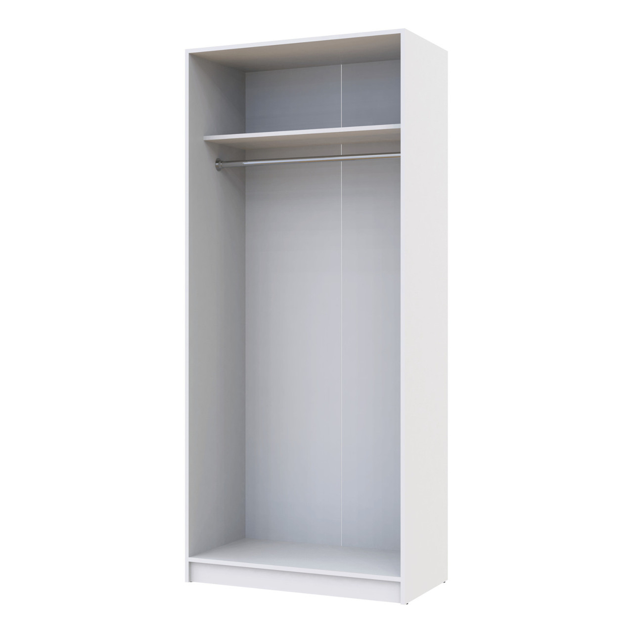 Шафа для одягу Doros Промо Білий 2 ДСП 90х48х204 (80737070) 3