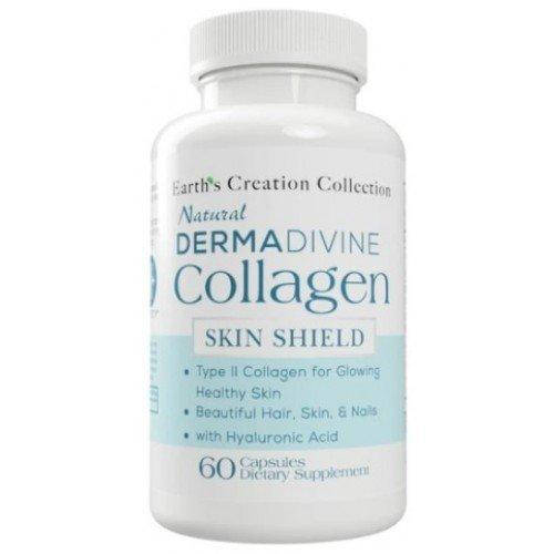 

Коллаген для кожи Earth Creation DermaDivine Collagen with skinsheild 60 caps