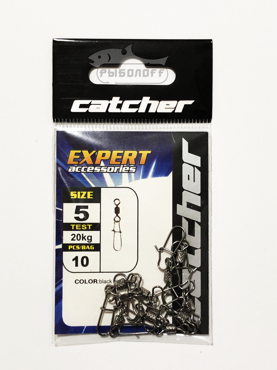 

Карабины с вертлюгом Catcher разм 5