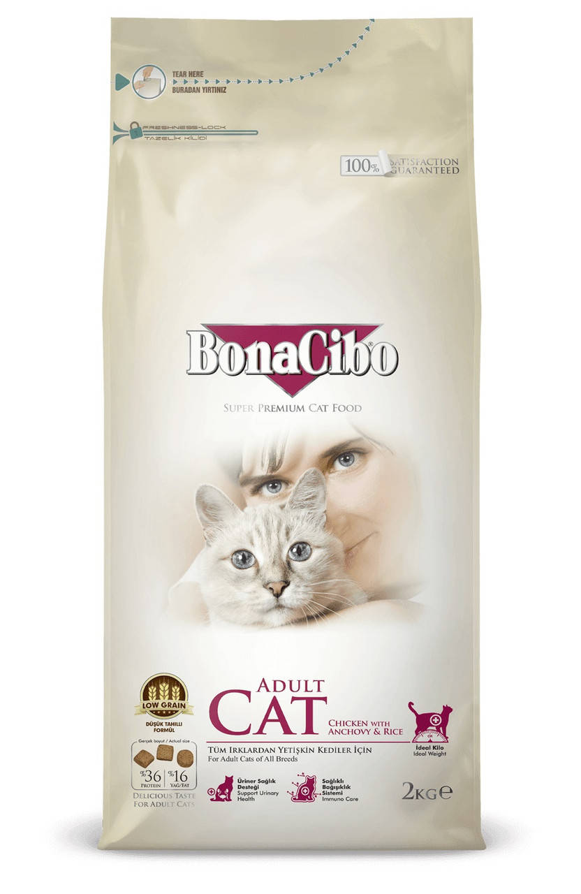 

BonaCibo Cat Adult Chicken & Rice with Anchovy курицы, анчоусы и риса для взрослых кошек - 5 кг