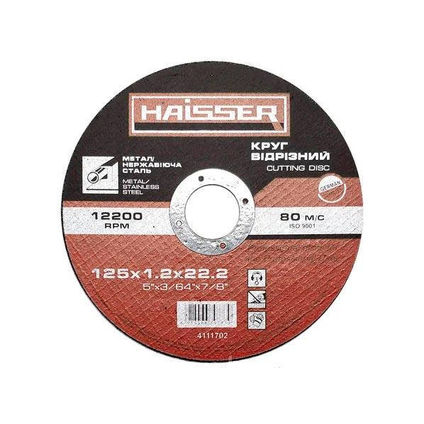 

Круг отрезной Haisser 125*1,2*22 сталь /нержавеющая сталь (4111702)