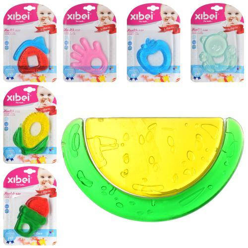 

Погремушка прорезыватель, от 8см, 7 видов, лист 13*19*2см (288шт)