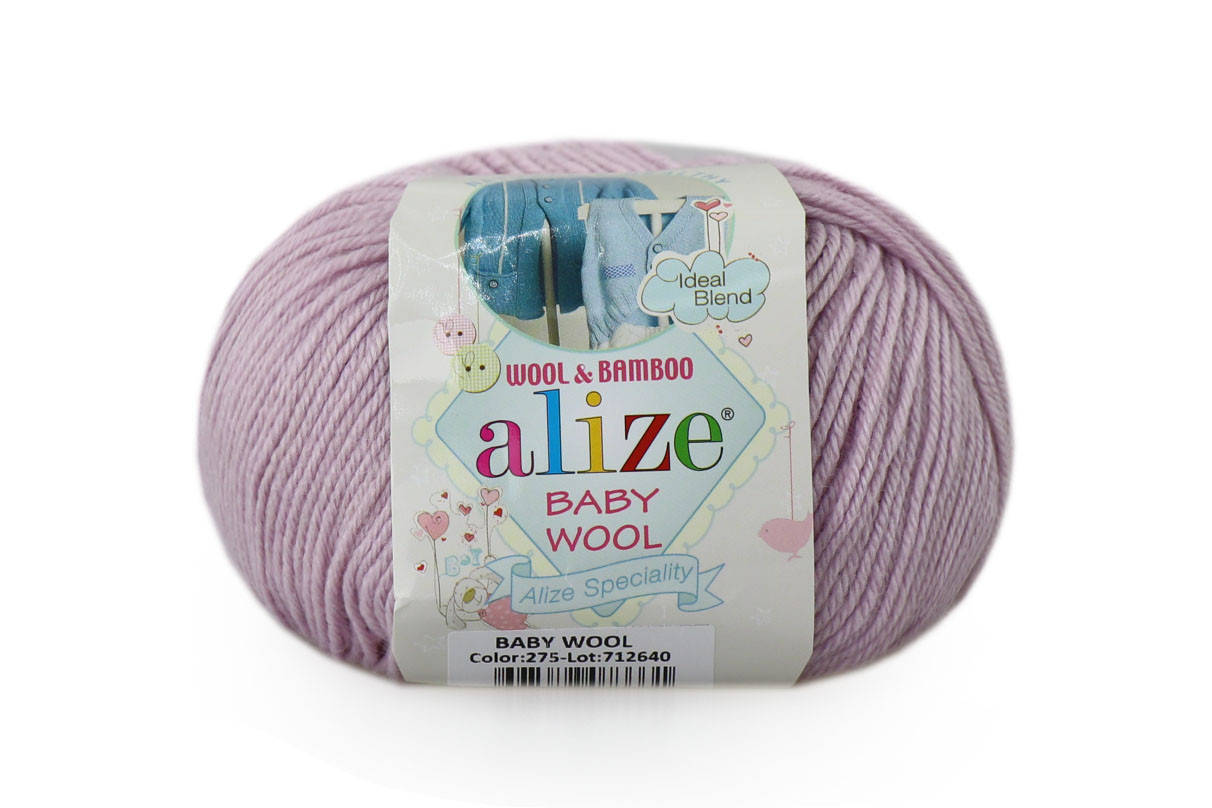 

Alize Baby Wool, Сиреневая пудра №275, Розовый