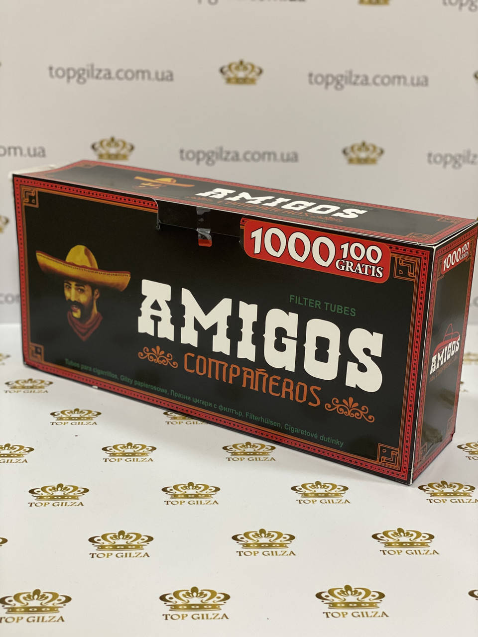 

Гильзы для набивки сигарет Amigos Companeros 1000 шт