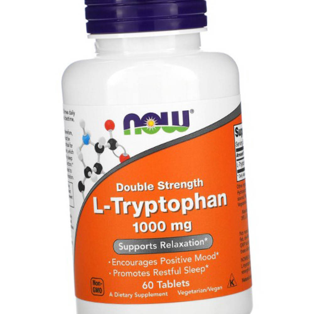 

Л-Триптофан NOW Foods L-Tryptophan 1000 мг 60 таблеток