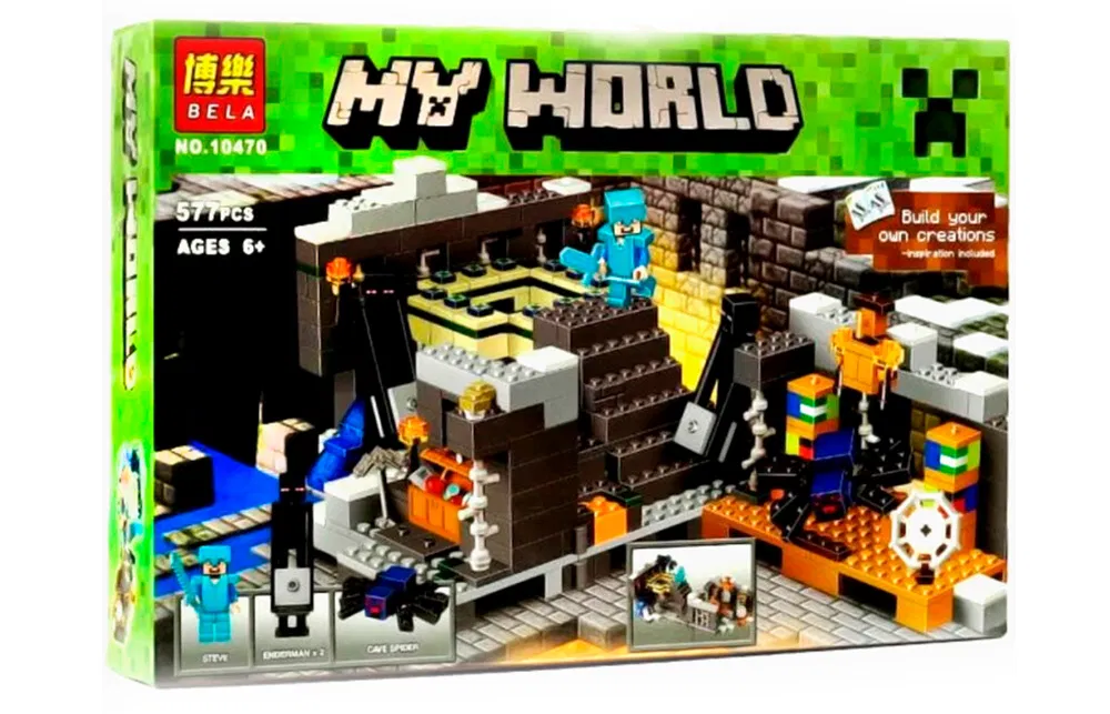 

Конструктор Bela Minecraft Портал в Край 571 деталь
