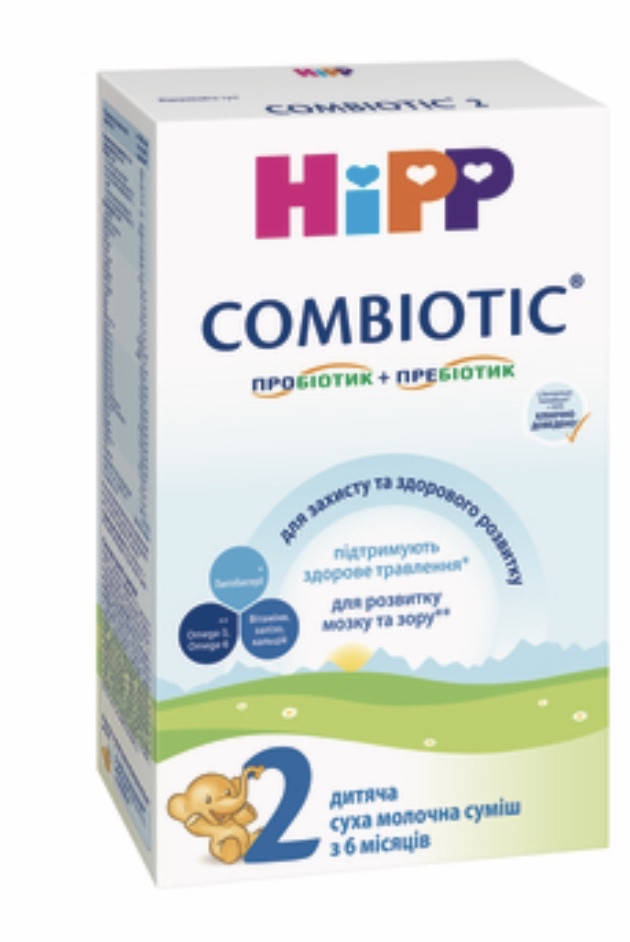 

Детская сухая молочная смесь HiPP(Хипп) Combiotiс 2 с 6 до 10 месяцев 300гр.
