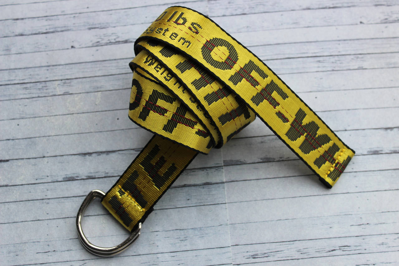 

Ремень Off White Yellow желтого цвета, Желтый