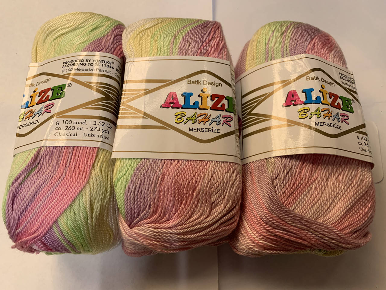 

Турецкая Пряжа Alize Bahar batik