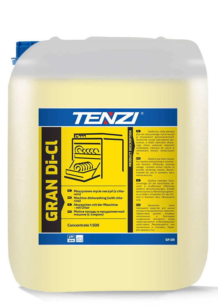 

Моющее средство для посудомоечной машины (с хлором) Tenzi Gran Di-CL10 л