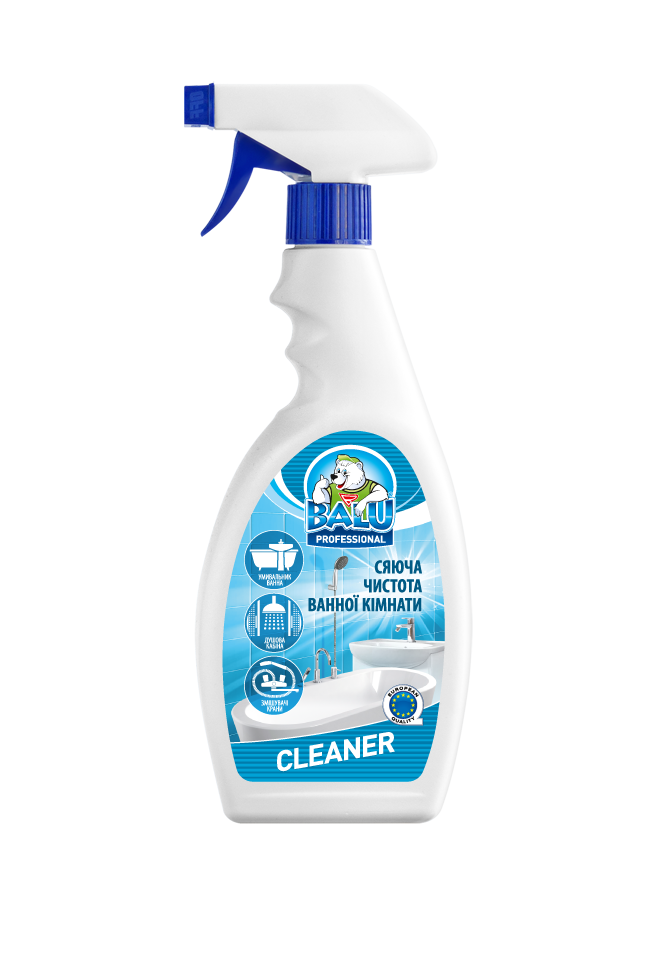 

Профессиональное средство для мытья сантехники и керамики Balu Cleaner 550 мл