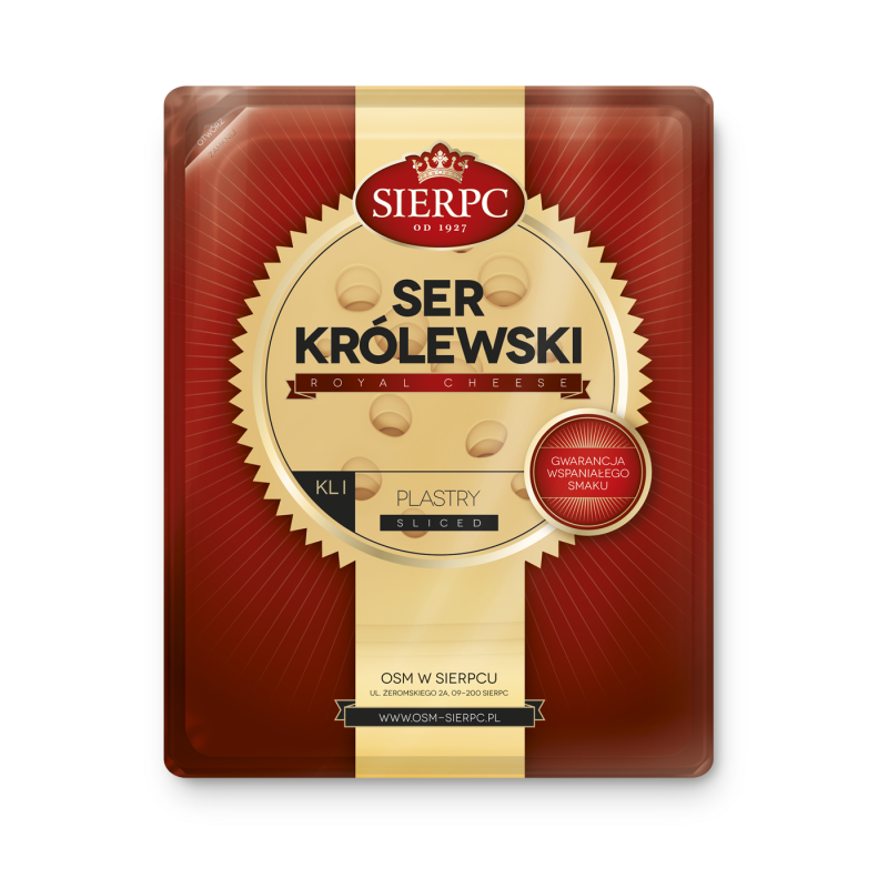 

Сыр нарезка Королевский "Serps" фасовка 0.150 kg