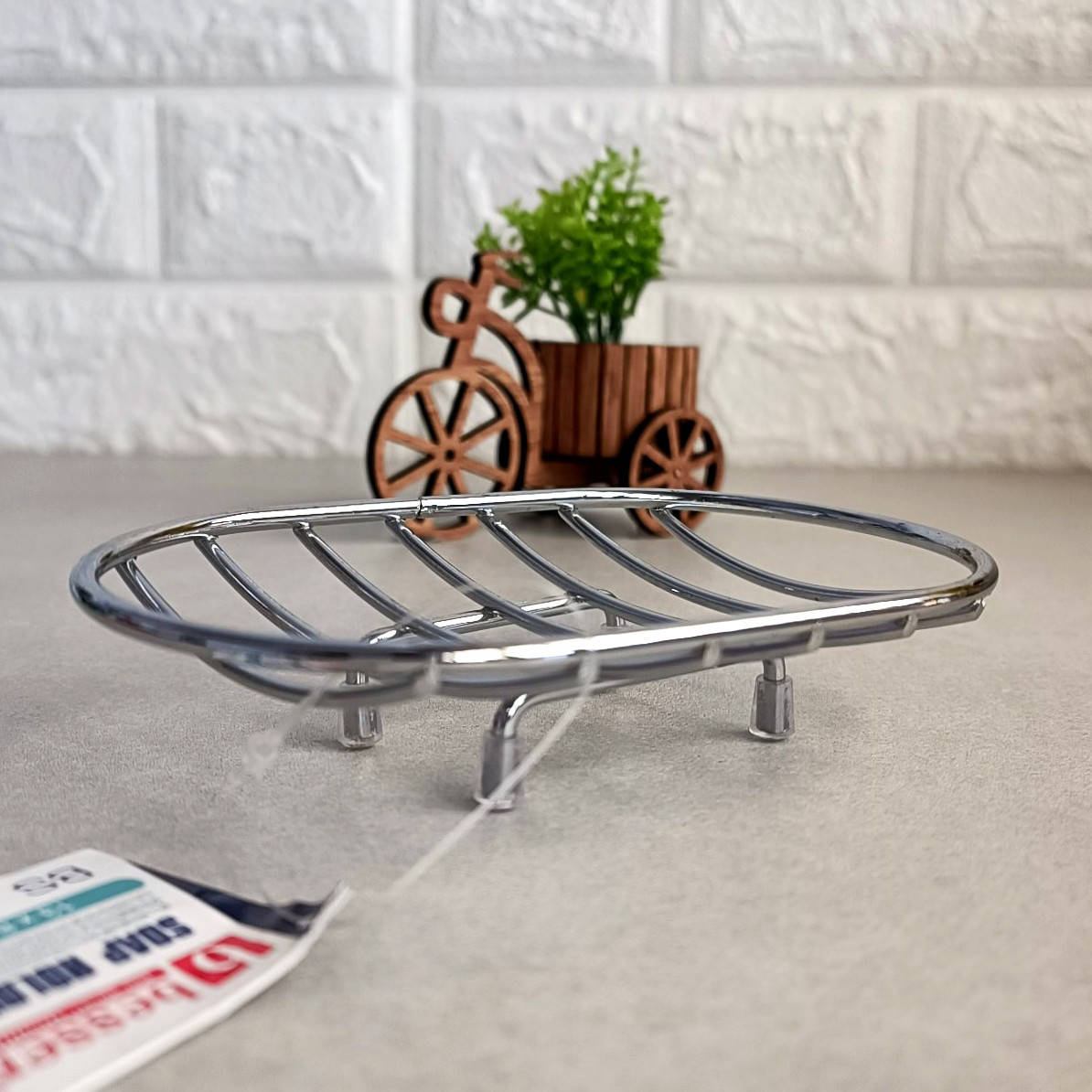 

Мыльница из хромированной стали 13х8 см Besser