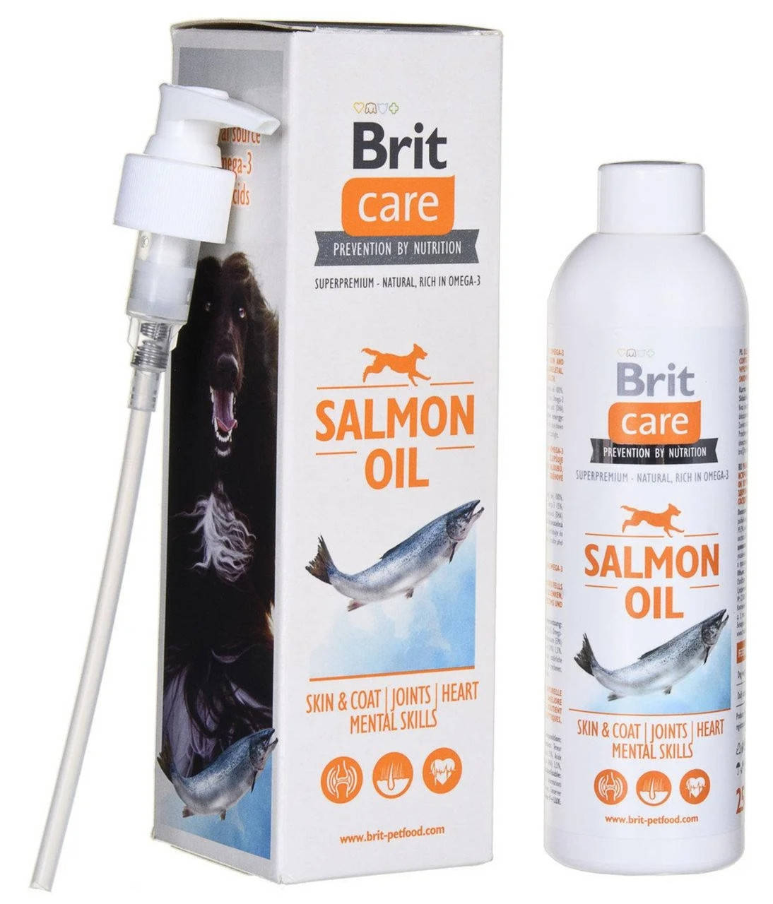 

Brit Care Salmon Oil Пищевая добавка в виде лососевого масла для собак 250 мл