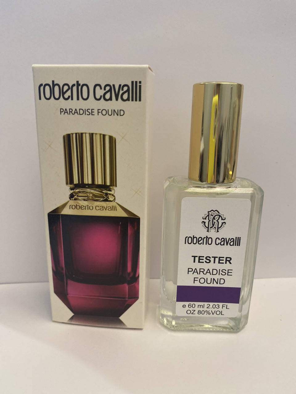 

Женский тестер люкс Paradise Found For Women Roberto Cavalli 60 мл