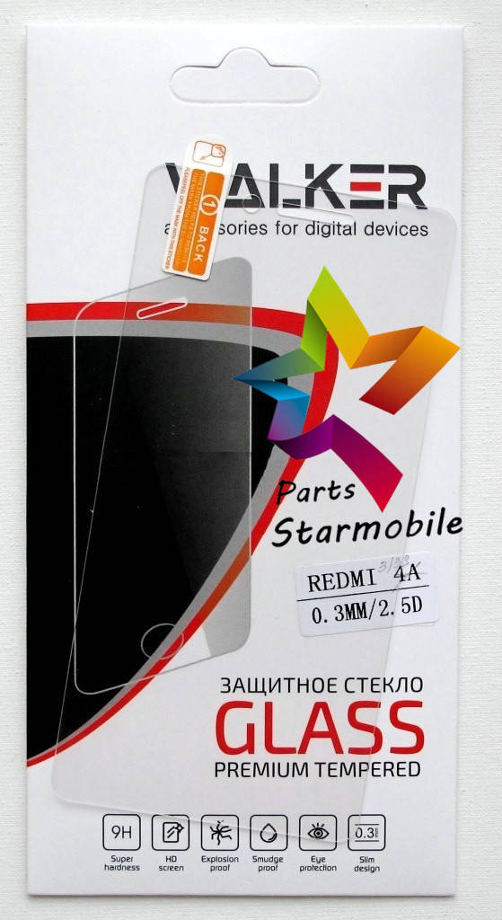 

Защитное стекло WALKER для Xiaomi Redmi 3/3s/4A (0.3 мм) 2.5D
