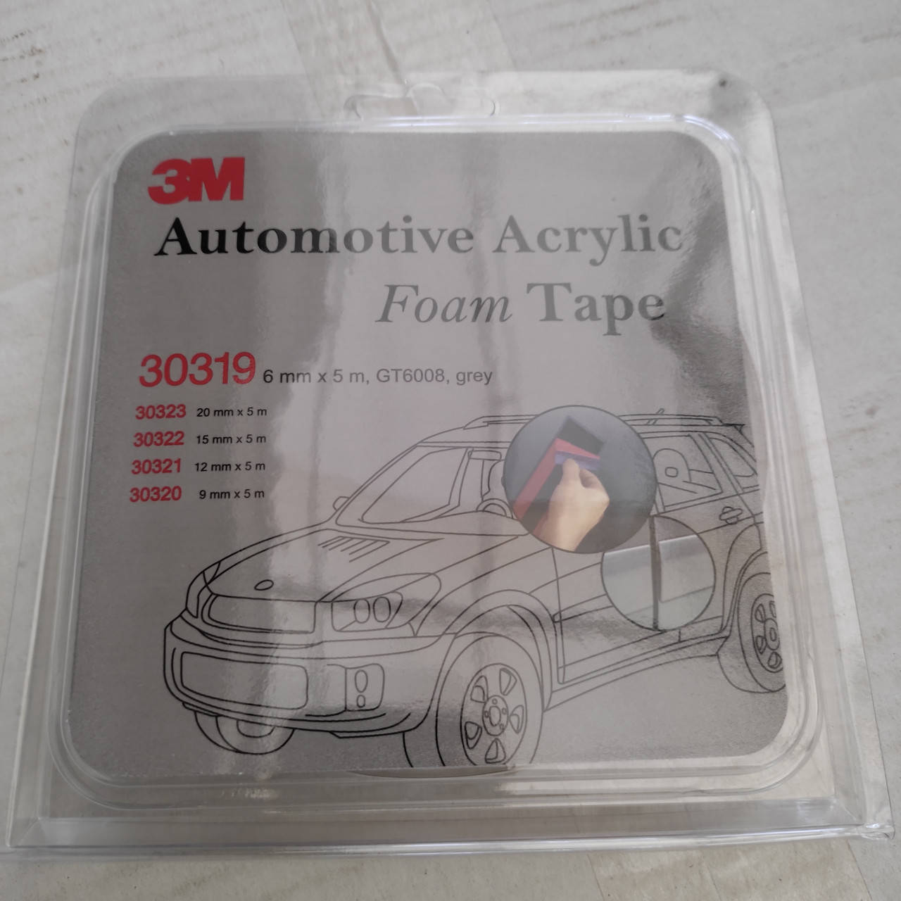 

Двусторонний скотч 3M GT 6008 6мм*5м