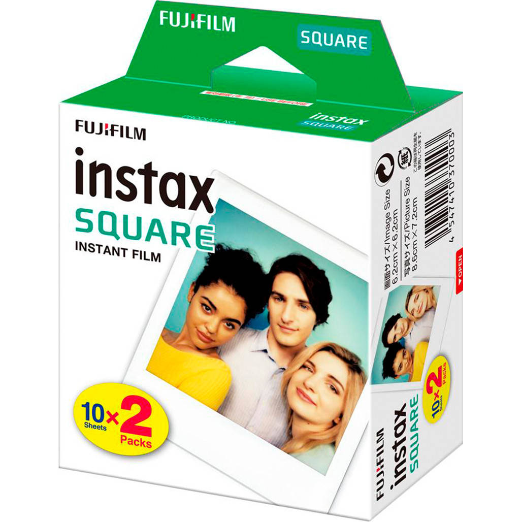 

Фотобумага Fujifilm Colorfilm INSTAX Square 86х72мм (20 шт) [63505]