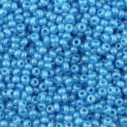 

565-10/0-17365 Бісер Чехія (перламутровий, бірюзовий яскравий)