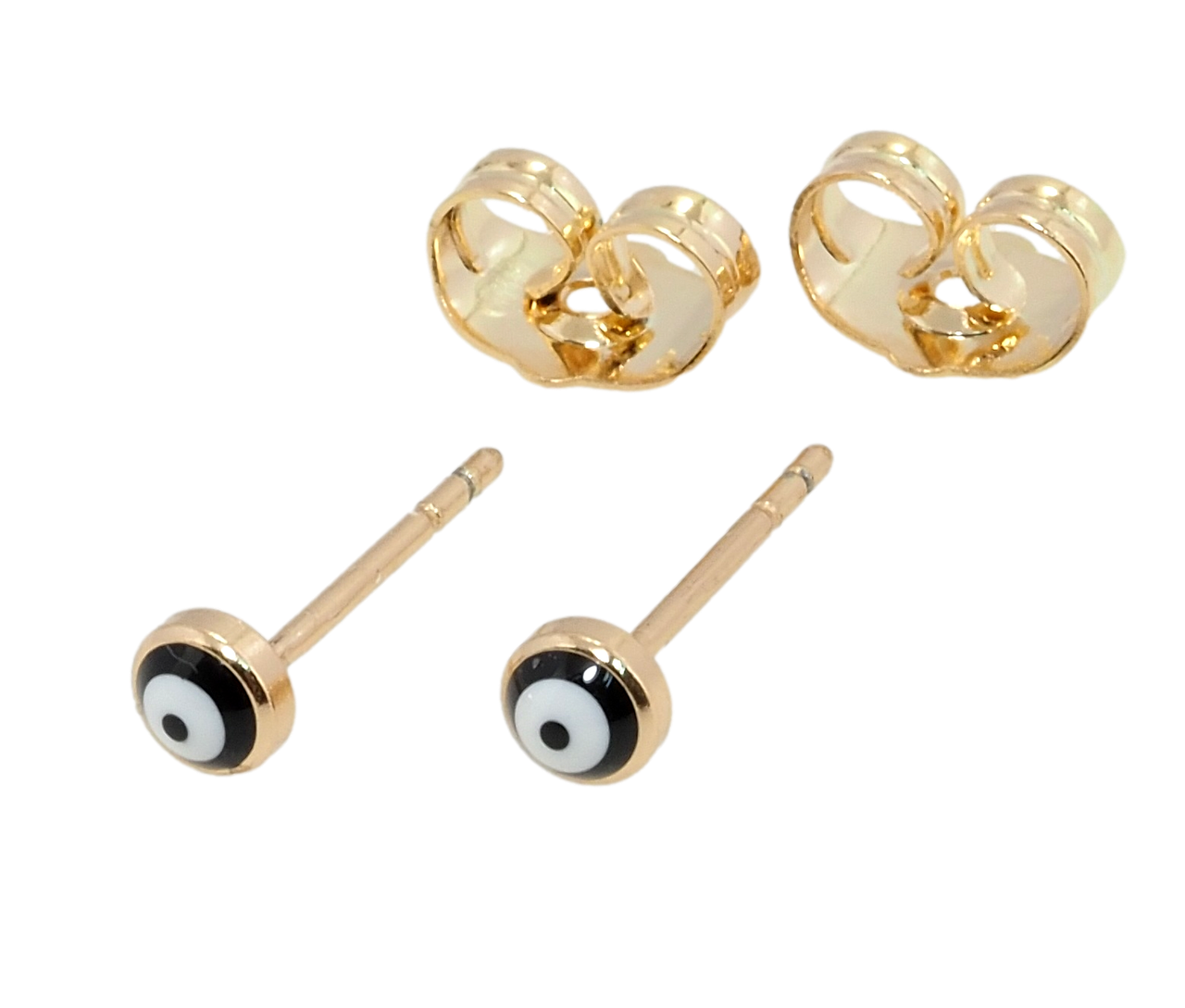 

Серьги Xuping Позолота 18K гвоздики (пусеты) "Глаз Фатимы" ø 4мм