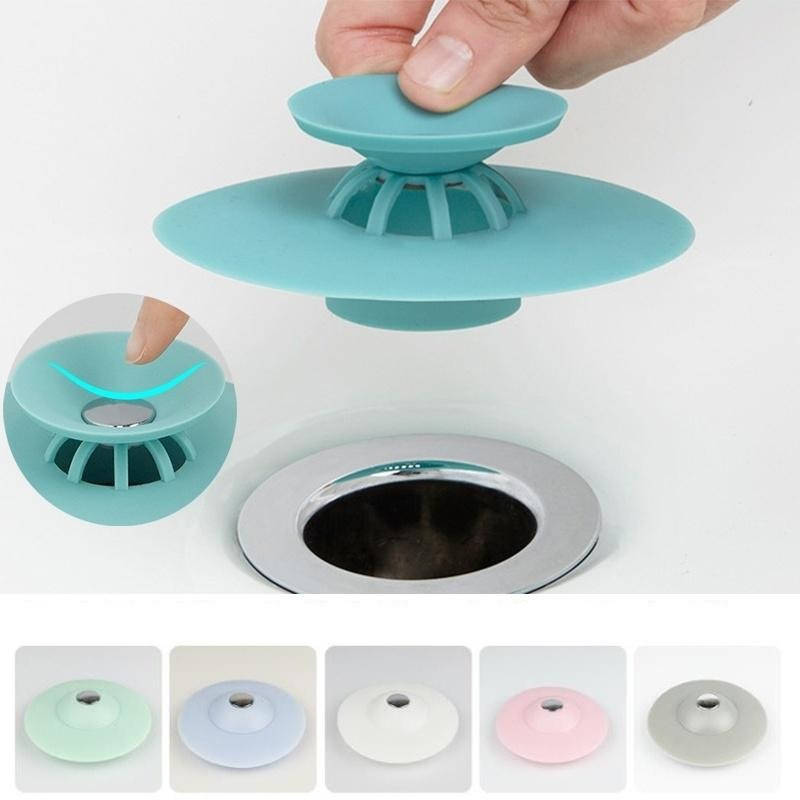 

Фильтр с заглушкой KeepHome силиконовый для мойки и ванной