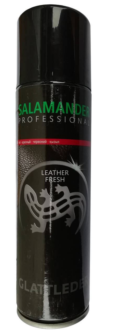 

Аэрозоль Красный для гладкой кожи "Leather Fresh" Salamander PROFESSIONAL 250мл
