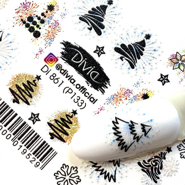 

Divia Наклейки "Рельеф" Di861 №P133