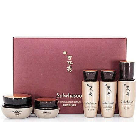 

Набор восстанавливающих миниатюр для лица Sulwhasoo Timetreasure Kit 5 Items(56мл)