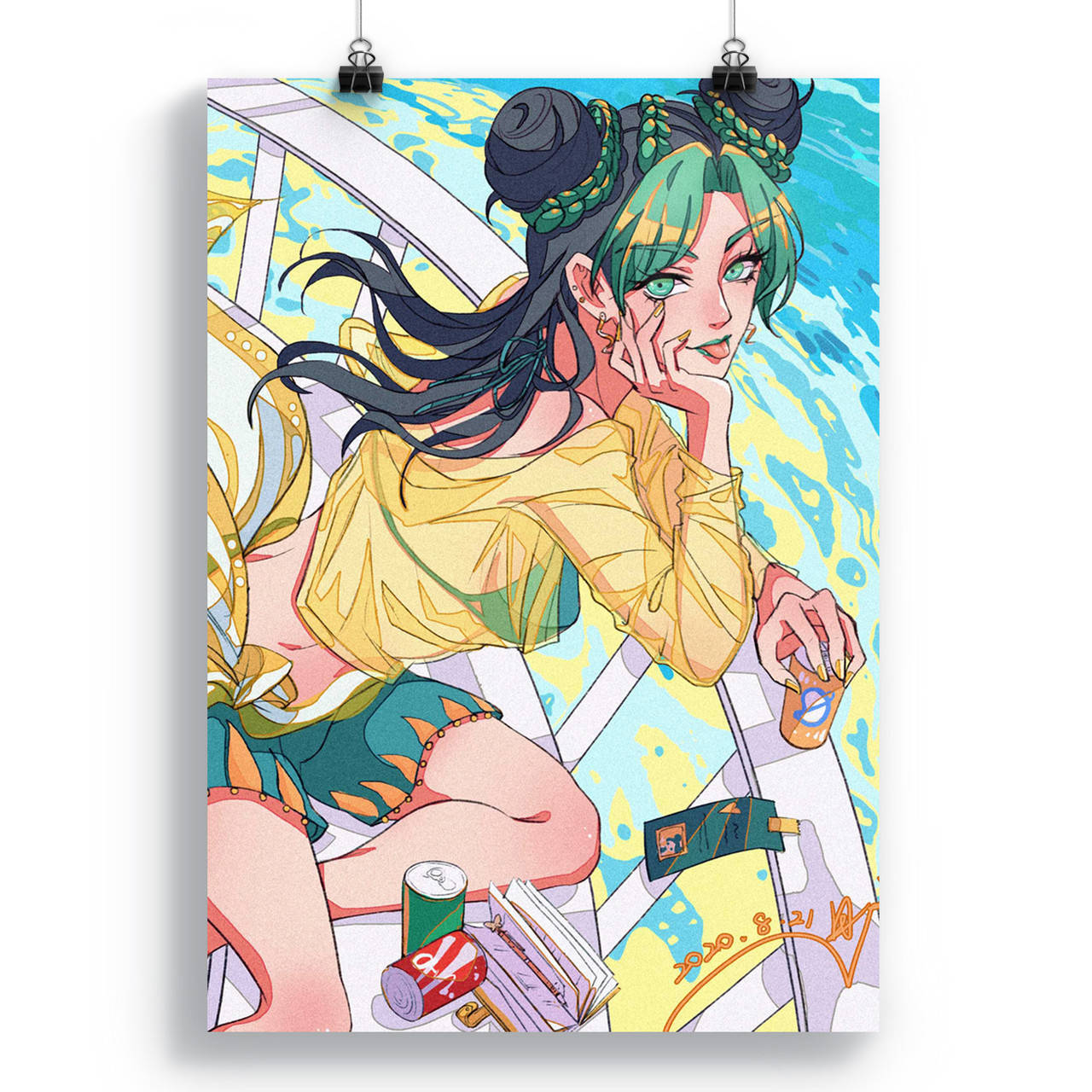 

Плакат Невероятное приключение ДжоДжо | JoJo's Bizarre Adventure 83