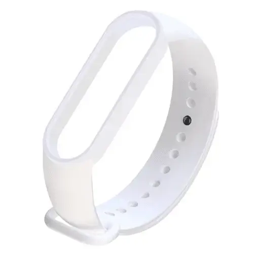 

Ремешок Mi Band 5 Xiaomi силиконовый - Белый