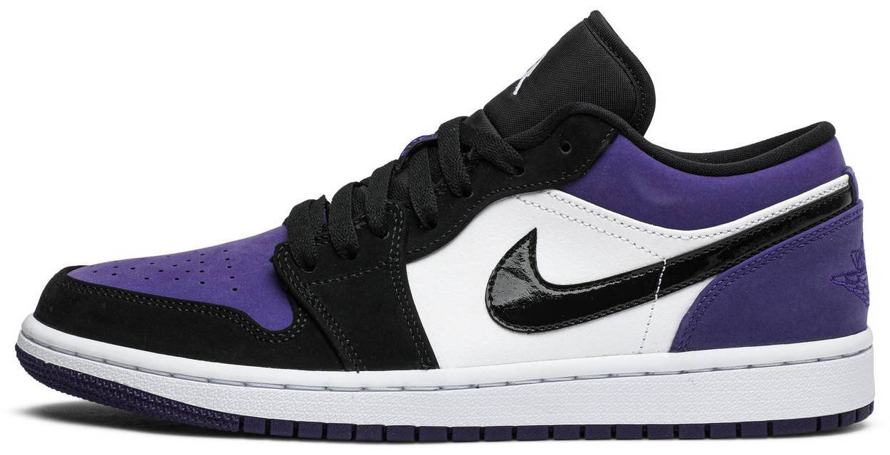 

Мужские кроссовки Nike Air Jordan 1 Low Court Purple (найк аир джордан 1, фиолетовые), Фиолетовый